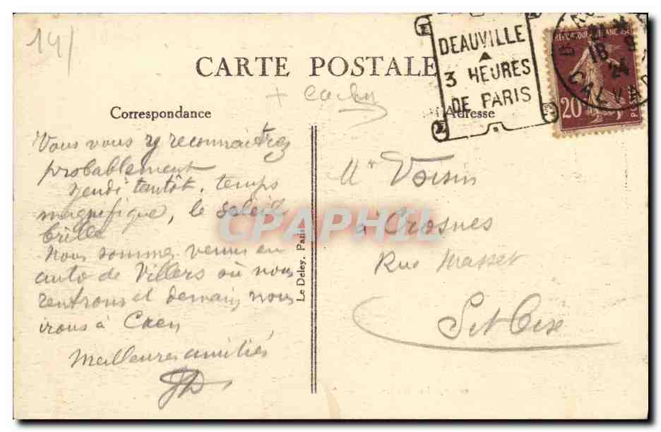 HONFLEUR — Le vieux Bassin et la Place Thiers — G. F., Le Havre — Reverso