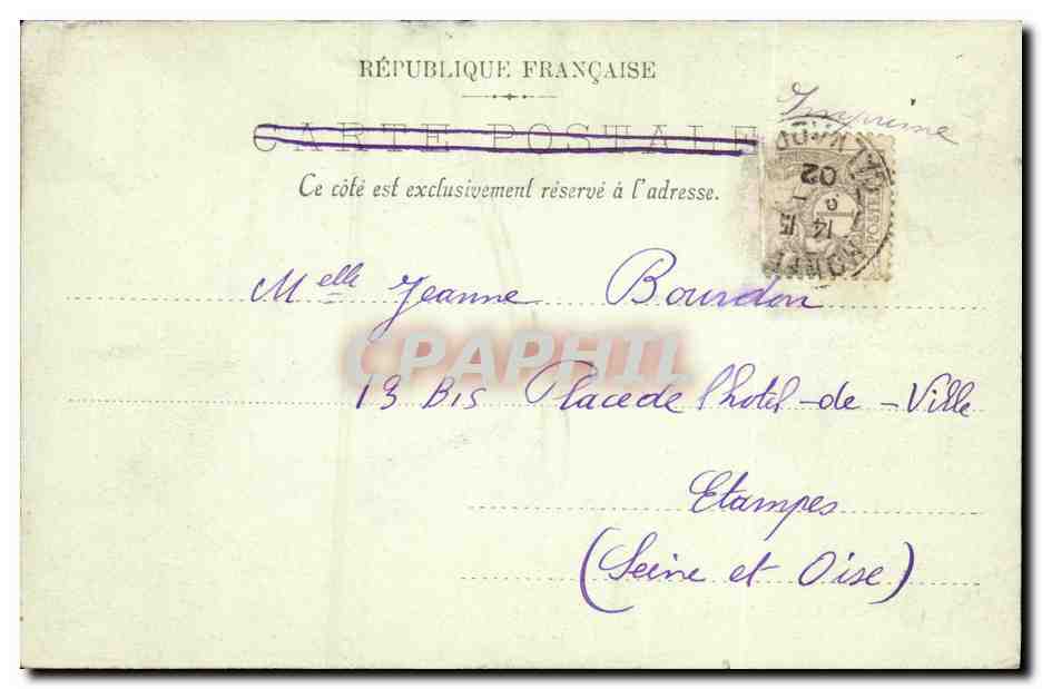 CPA Honfleur L Arrivee du Bateau du Havre — Rückseite