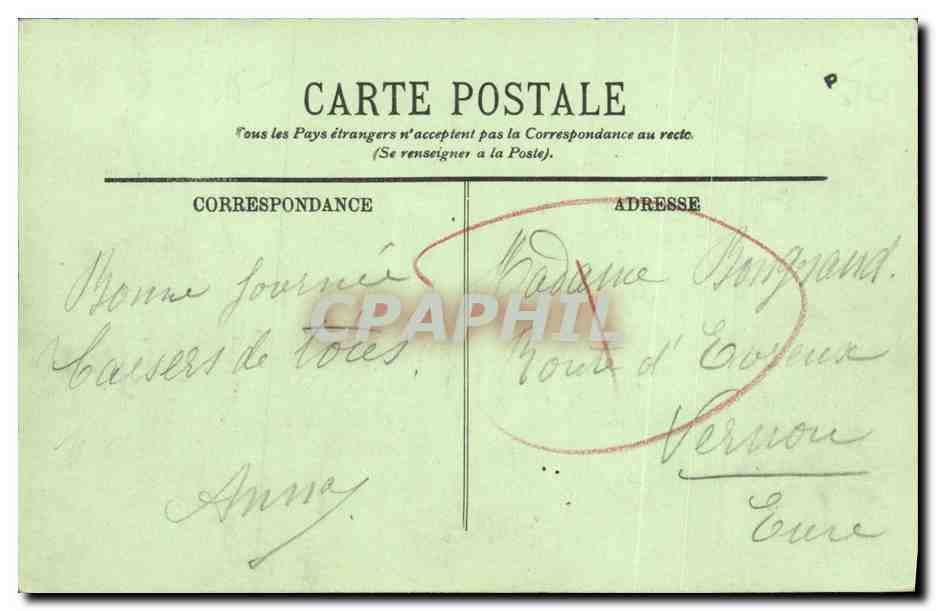 Honfleur — Cours de la République — LL. — Verso