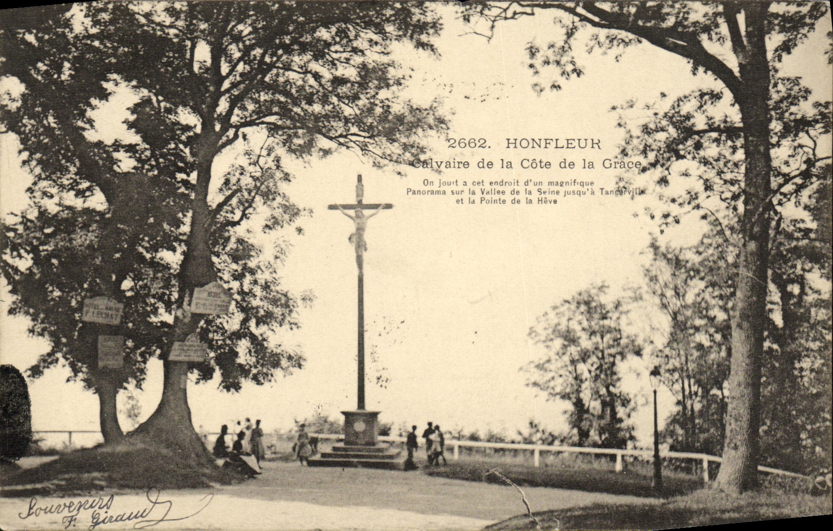 CPA Honfleur Calvaire de la Cote de la Grace