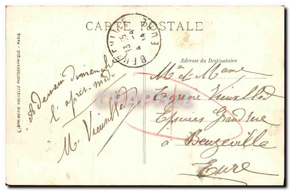 Honfleur — Le Calvaire — LL. — Reverso
