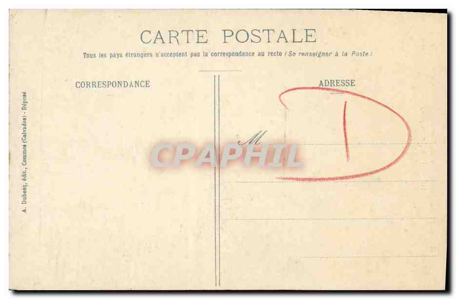 CPA Honfleur Histoire du costume en Normandie 1er Empire Folklore Costume — Rückseite