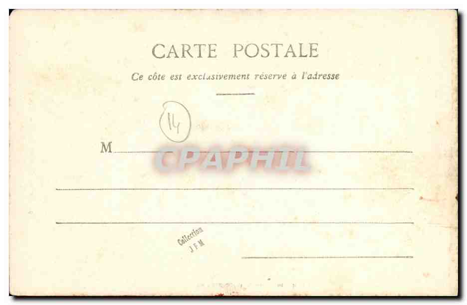 CPA Honfleur Normandie anciens costumes de Normandie — Rückseite