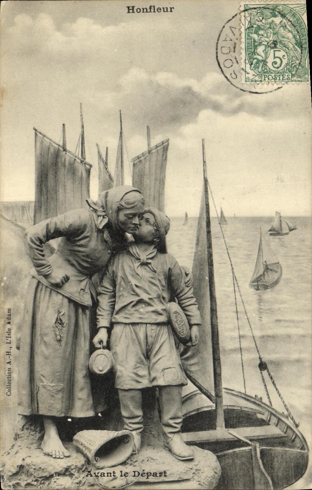 Honfleur — Avant le Départ — Collection A.-H. L'Isle Adam