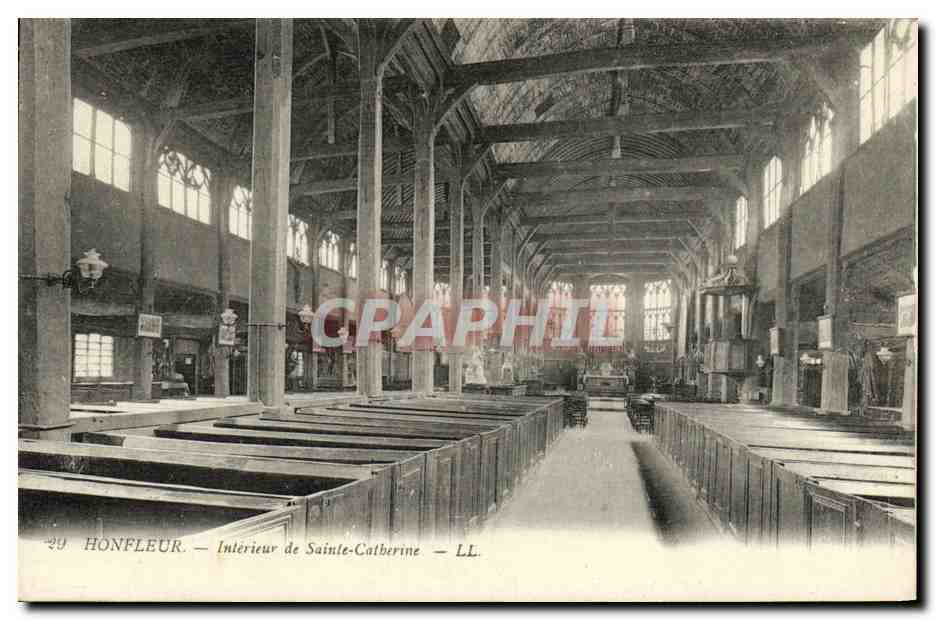 Intérieur de Sainte-Catherine — Honfleur — LL