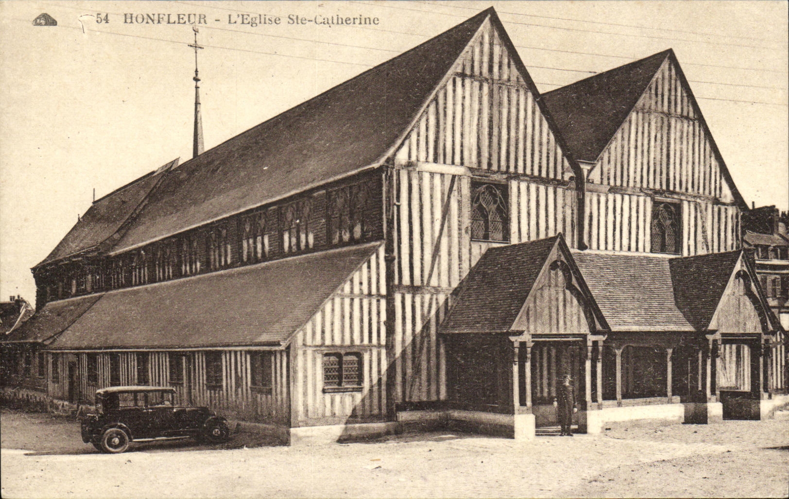 Honfleur - L'Église Ste-Catherine — éditeur CPAPHIL, série 54