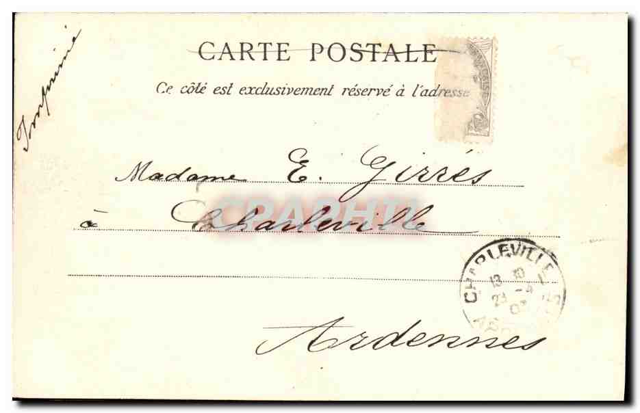 Honfleur — Le Mureau (ancienne Église Saint-Étienne) — La C.P.A. Paris, n° 2654 — Verso