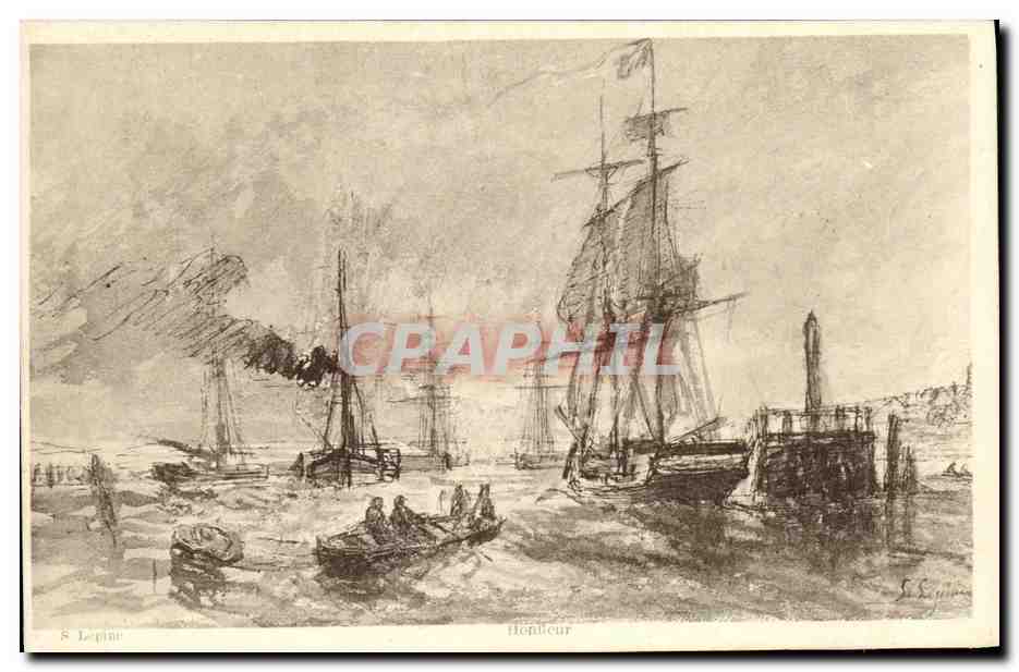 Port d'Honfleur — vue maritime — S. Lepine