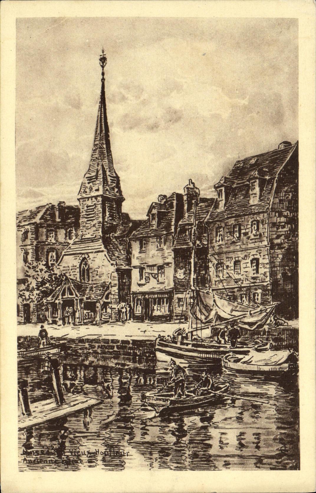 CPA Honfleur Le Musee Vieux Ancienne eglise