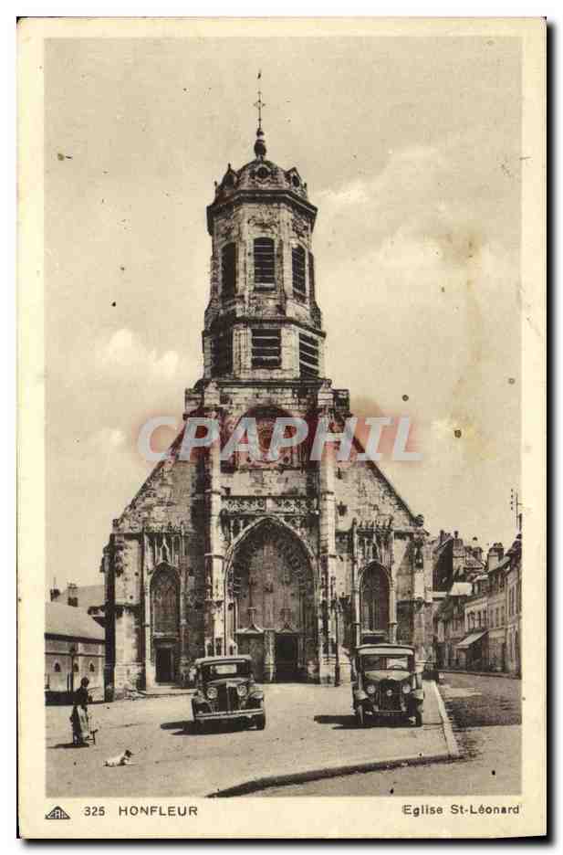 CPA Honfleur L Eglise St Leonard