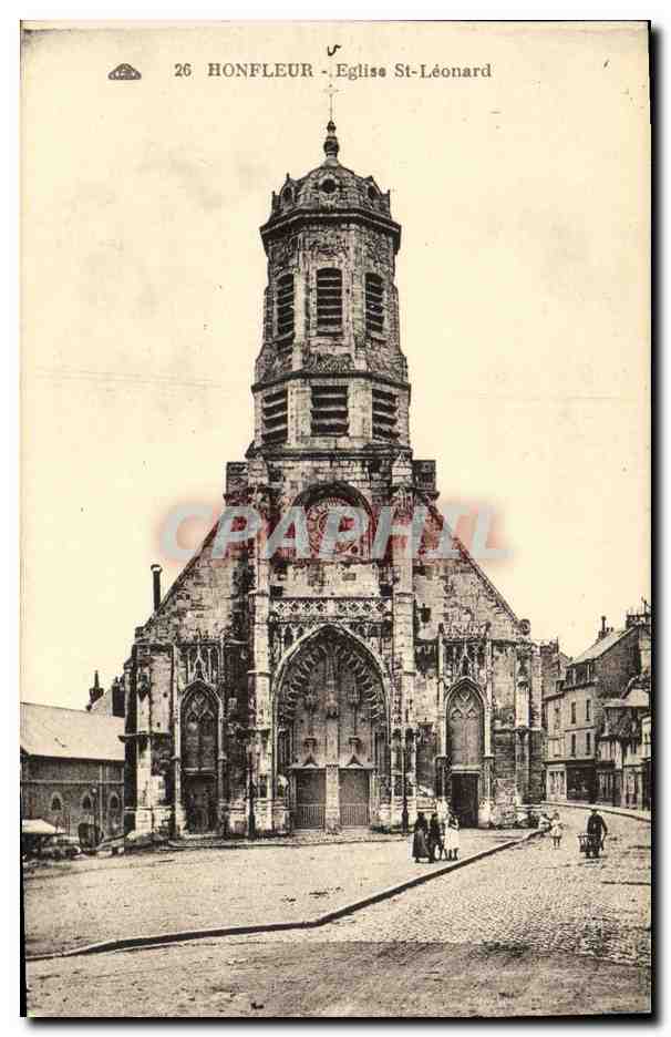 CPA Honfleur L Eglise St Leonard