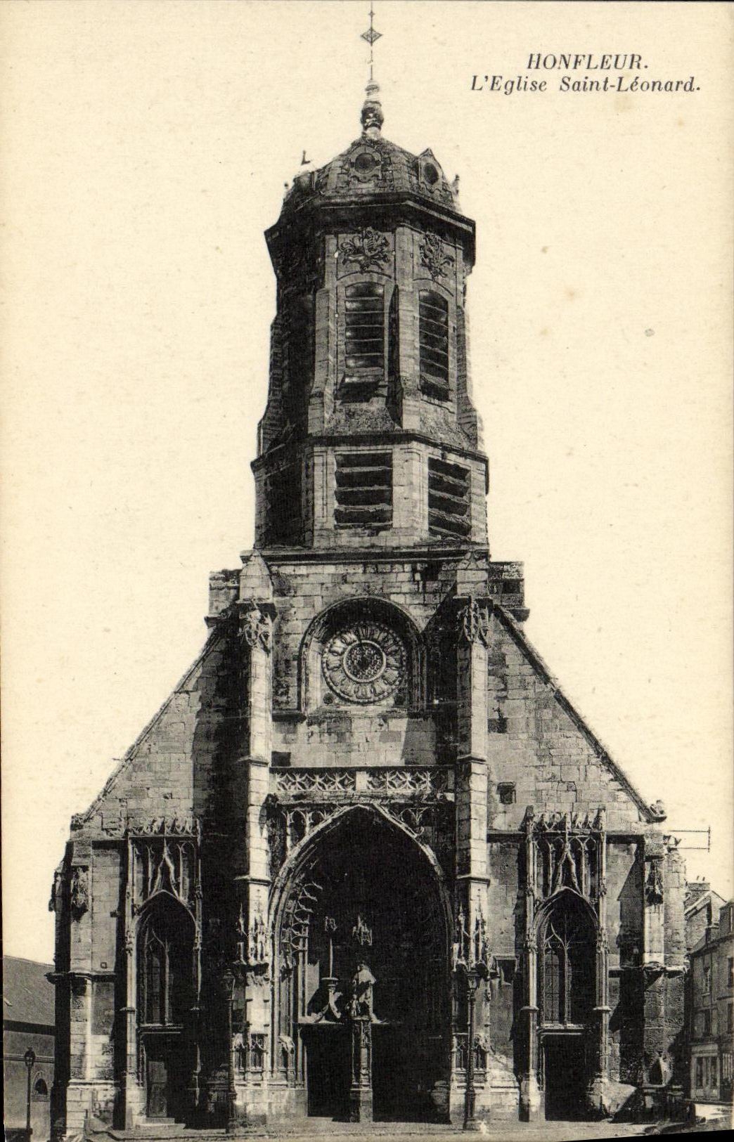 Honfleur — L'Église Saint-Léonard — DRP. THOY. NEURDEN ET CIE. — PARIS