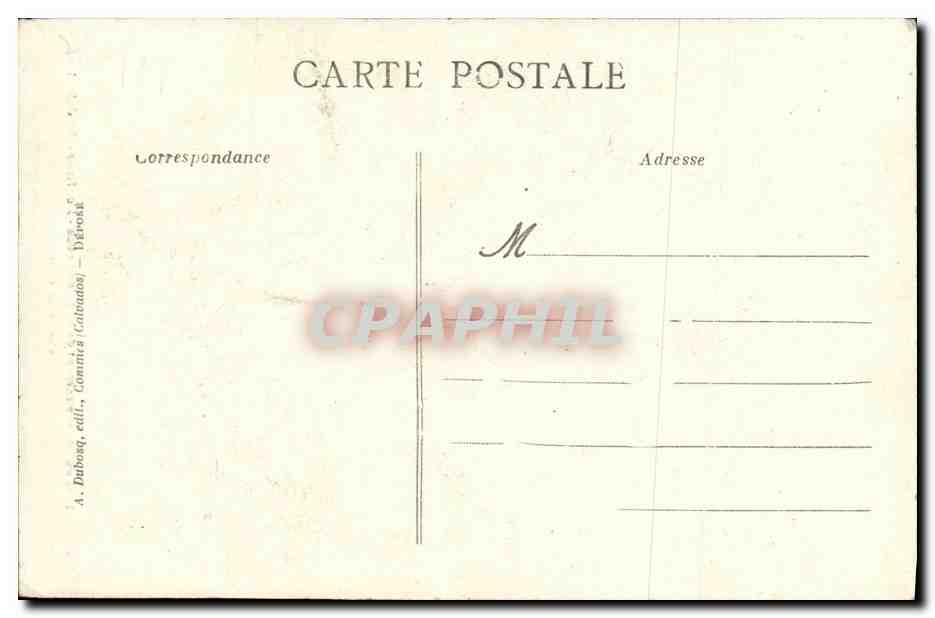 Fête du Couronnement de N.D. de Grâce — Honfleur — 19 Juin 1913 — Rue du Dauphin — Reverso