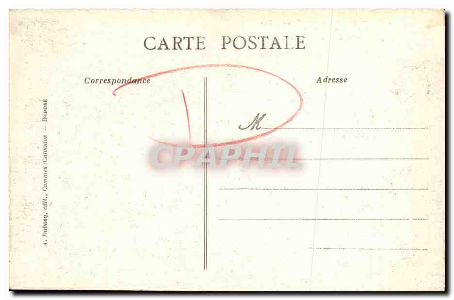 Fêtes du Couronnement de N.D. de Grâce - Honfleur - 19 Juin 1913 — Le départ pour le Coteau de Grâce — Reverso