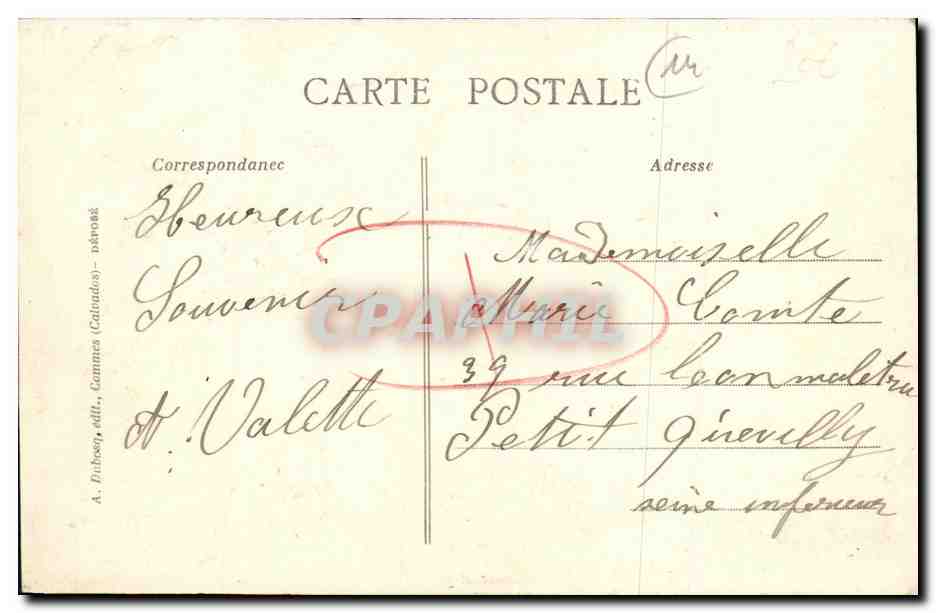 Fêtes du Couronnement de N.-D. de Grâce - Honfleur - 19 Juin 1913 - Le retour à la Chapelle — Verso