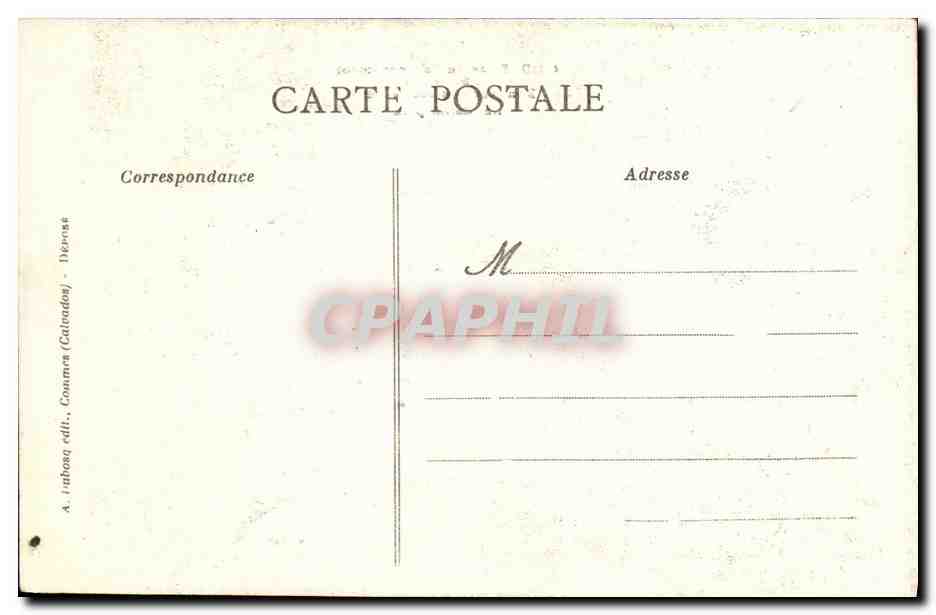 Fiestas de la Coronación de N.-D. de Gracia - Honfleur - 19 Junio 1913 — Rue du Dauphin — Reverso