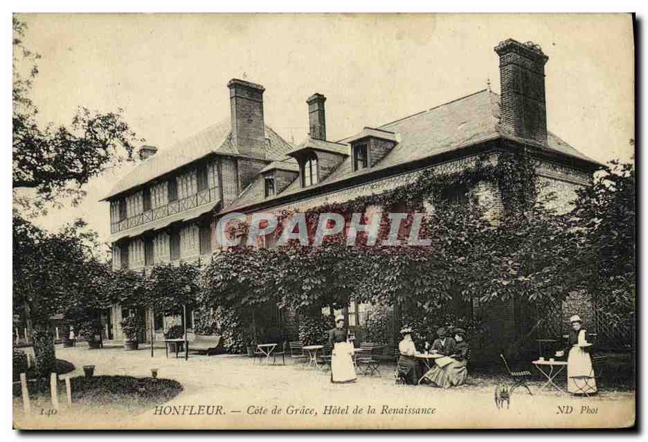 Honfleur — Côte de Grâce, Hôtel de la Renaissance — ND Phot