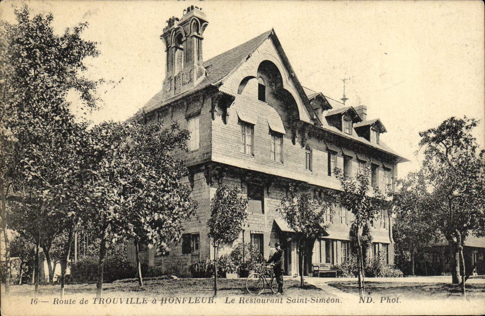 Das Restaurant Saint-Siméon — Route de Trouville nach Honfleur — ND. Phot.