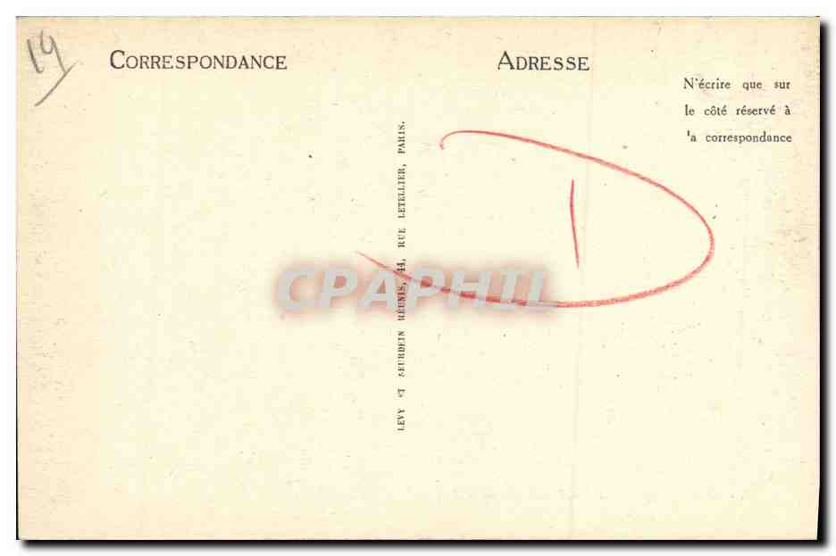 HONFLEUR - La Lieutenante - LL — Verso