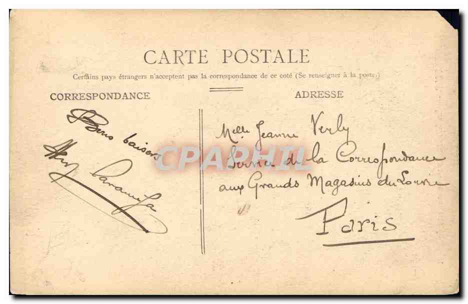 CPA Honfleur La Lieutenance et Vue Sur le Port — Rückseite