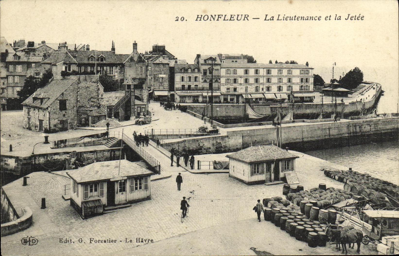 Honfleur — La Lieutenante et la Jetée — Edit. G. Forestier - Le Havre
