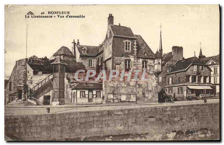 Honfleur — La Lieutenante — Vue d'ensemble — G. Alibert, Strasbourg