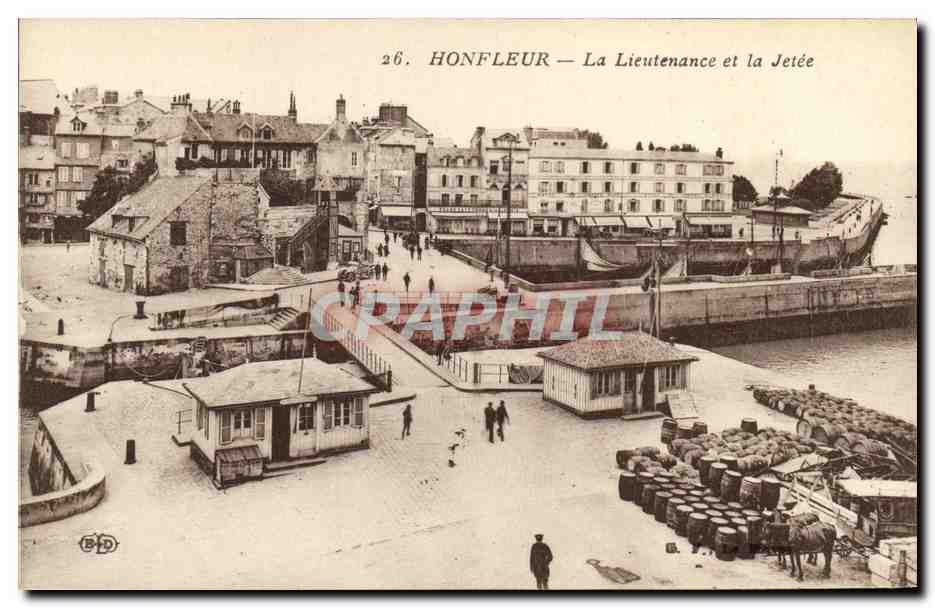 Honfleur — Die Lieutenant und der Steg — Verlag BPD, Nr. 26