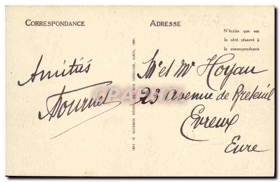 CPA Honfleur La Lieutenance et l Hotel de Ville — Verso