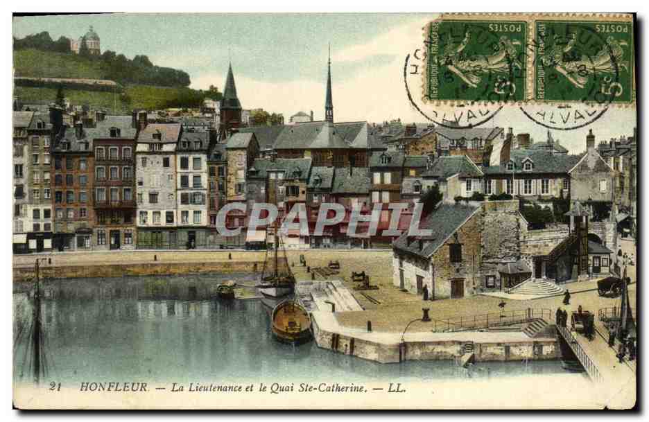 Honfleur — Die Lieutenant und der Quai Sainte-Catherine — LL.