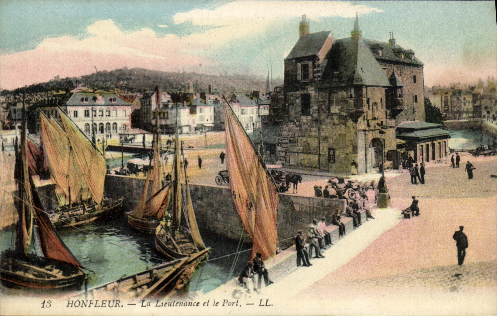 Honfleur — La Lieutenancie et le Port — LL.