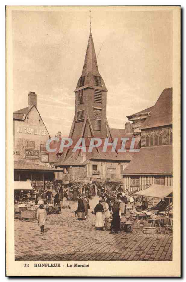 Honfleur - Le Marché — éditeur Duguez, n°22