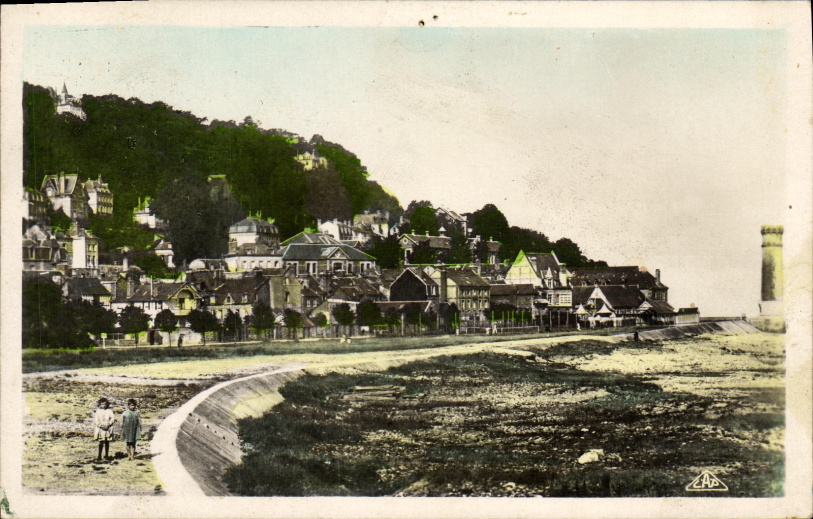 Honfleur — Le Mont Joli — La Côte de Grâce — éditeur REAL-PHOTO à C.A.P. PARIS