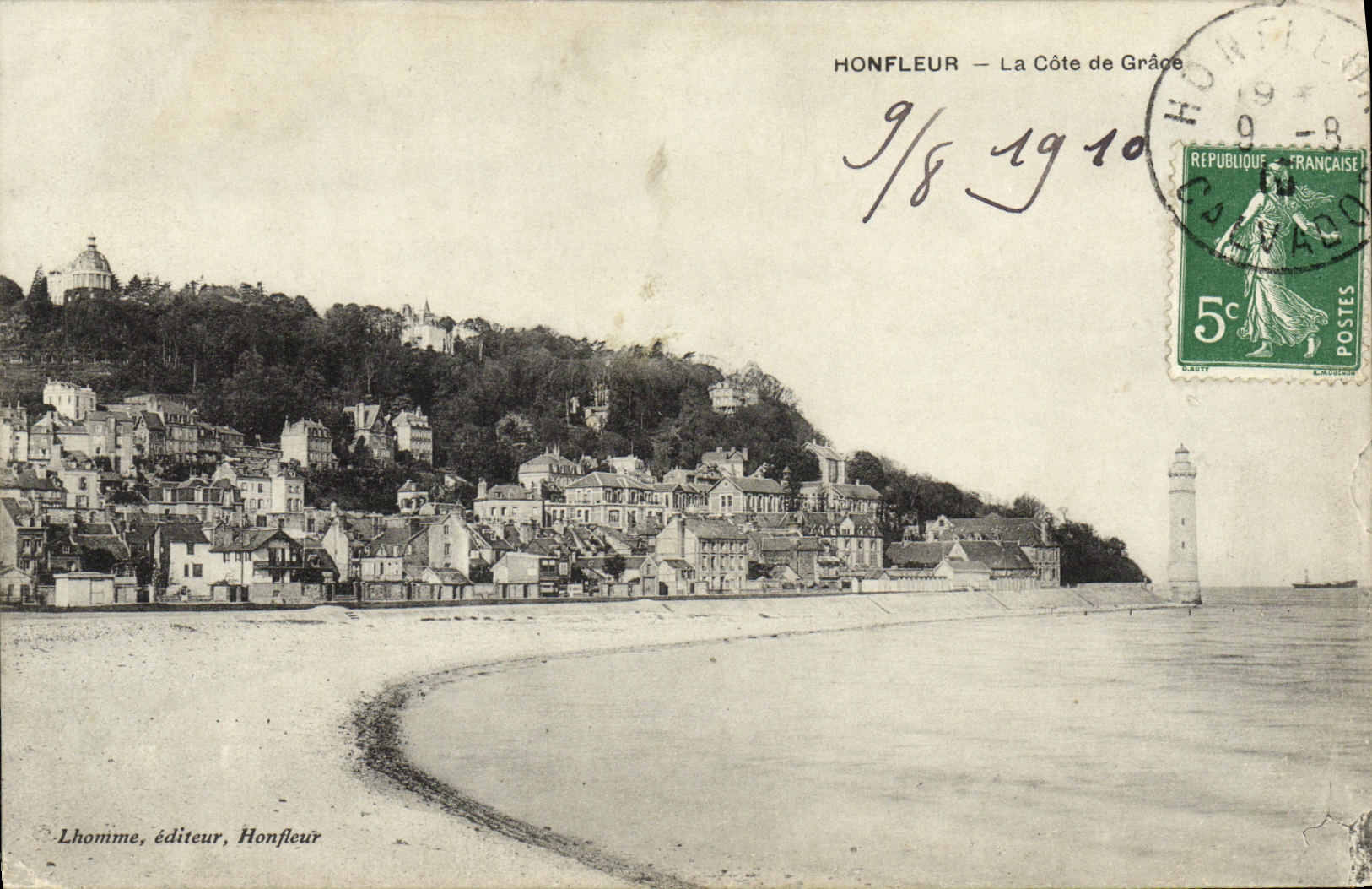 Honfleur — La Côte de Grâce — Lhomme, éditeur, Honfleur