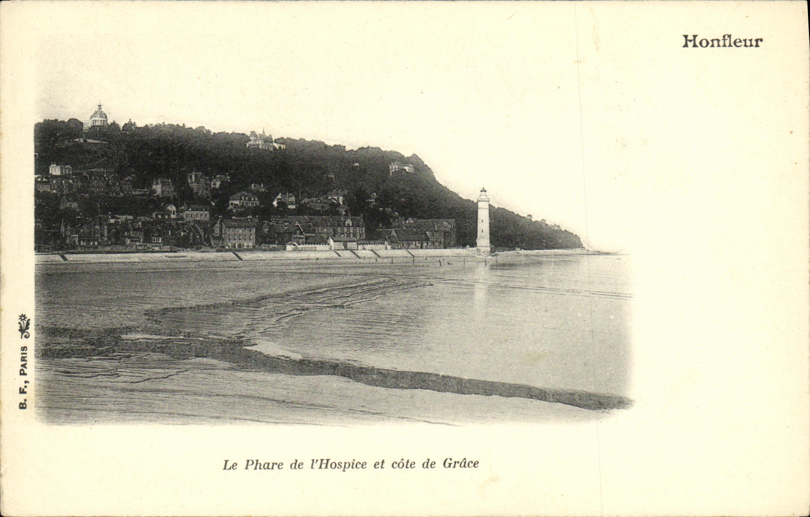 CPA Honfleur Le phare de l hospice et cote de Grace