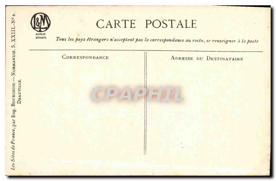 Beaupuy — Vue de village — Eug. Bourgeois — Verso