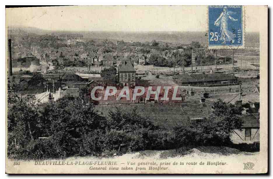 Deauville-La-Plage-Fleurie — Allgemeiner Blick vom Weg nach Honfleur — NDH