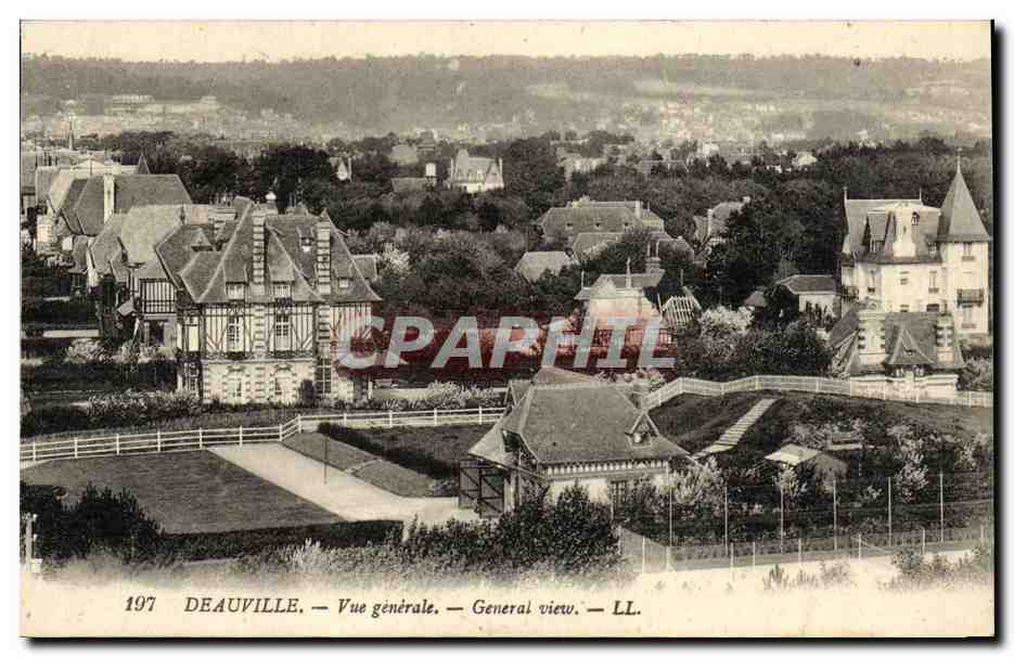 CPA Deauville Vue generale