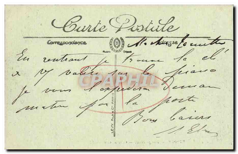 CPA Deauville Vue generale — Verso