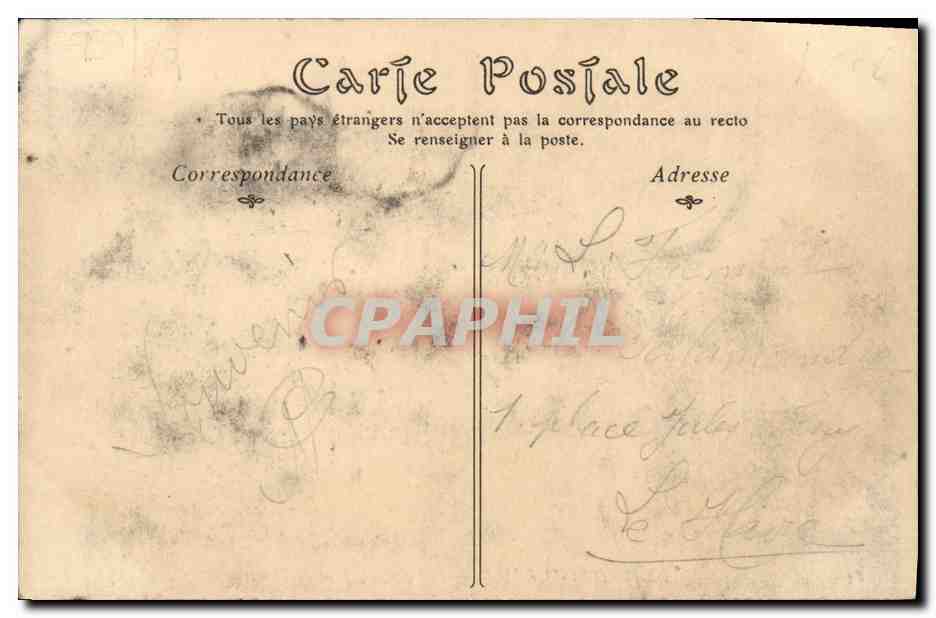 CPA Deauville sur Mer Vue generale prise de Trouville Bateau — Rückseite