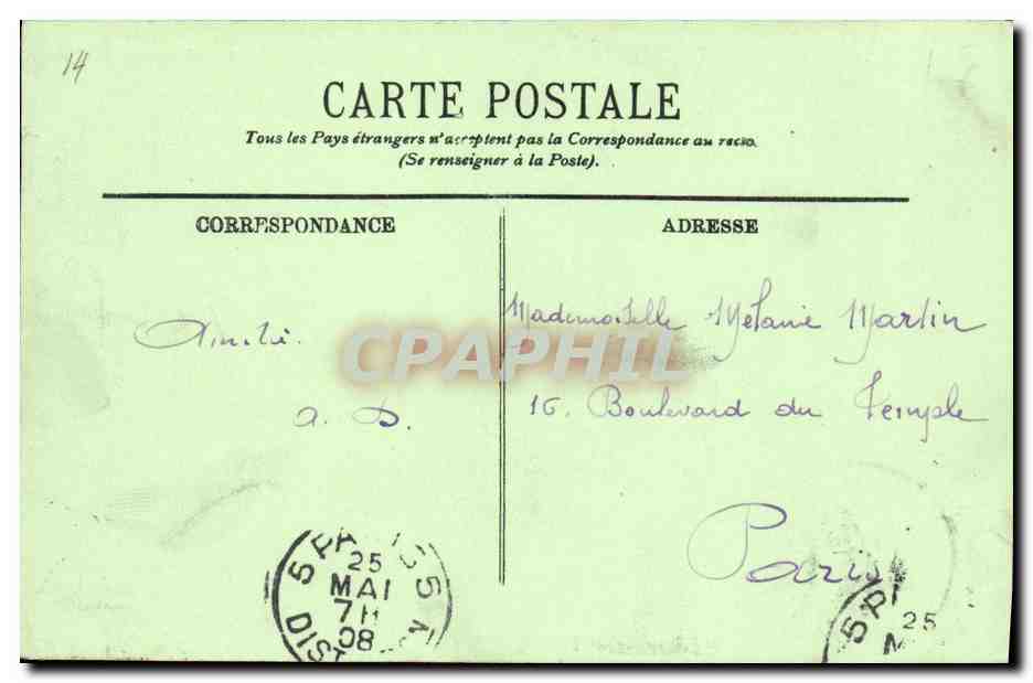 Beauville — Perspective sur Trouville et la Jetée — LL. — Rückseite