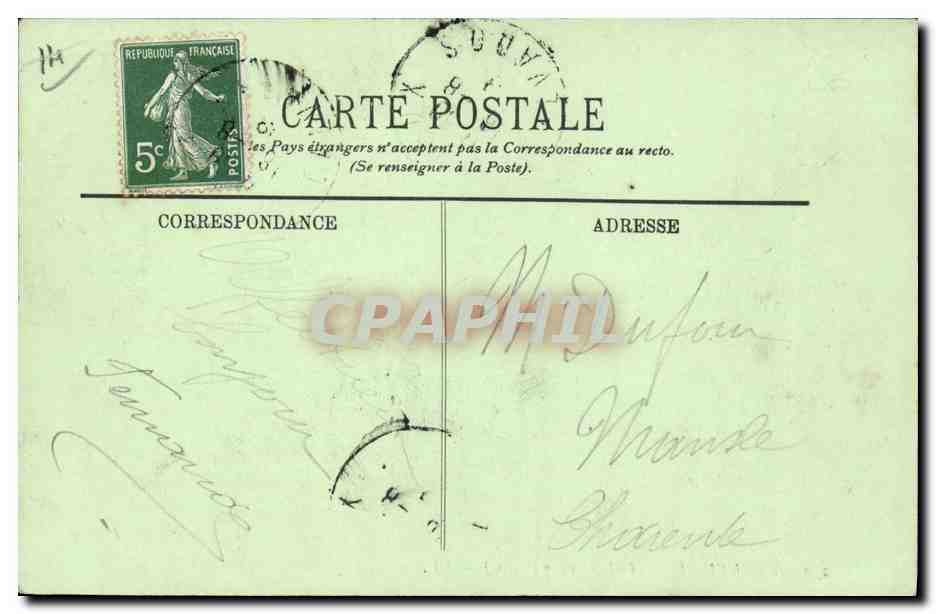 Deauville — Villa Gannay (Suisse) — LL. — n° 239 — Verso