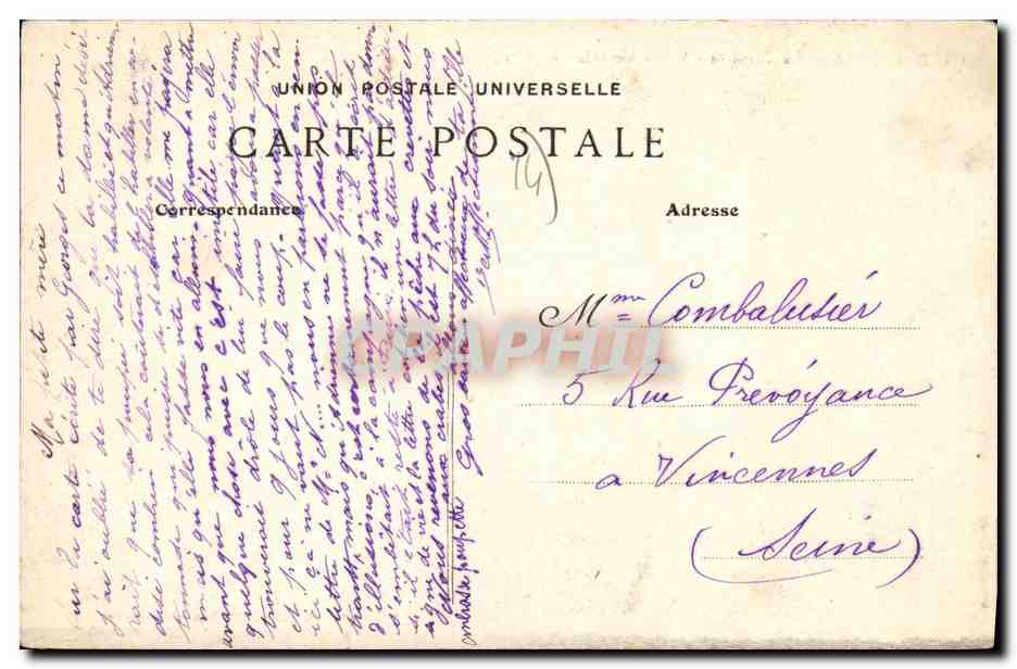 Deauville — La Terrasse — Villas Victoria Lodge et Élisabeth — A. Basley, lib.-phot.-édit., Deauville-sur-Mer — Verso