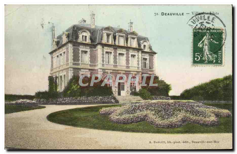 Villa des Lots — Deauville — A. Basley, lib.-phot.-édit., Deauville-sur-Mer