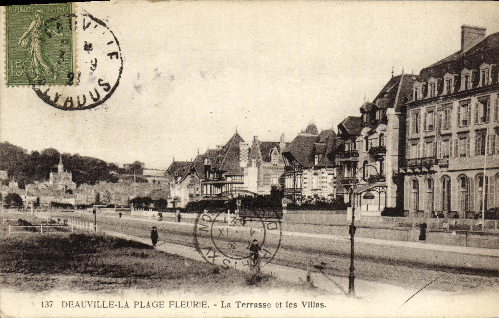 Deauville-La Plage Fleurie — La Terrasse and the Villas — anonymous publisher, n° 137