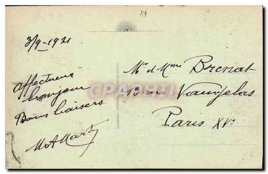 Deauville-La Plage Fleurie — La Terrasse and the Villas — anonymous publisher, n° 137 — Back