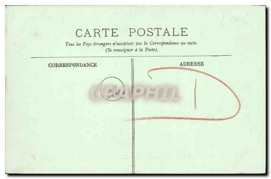 CPA Deauville La Terrasse et les Villas — Verso