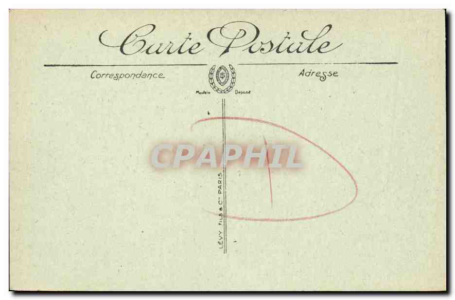 Deauville — La Rue Gonlaut-Biron — LL. n°216 — Verso
