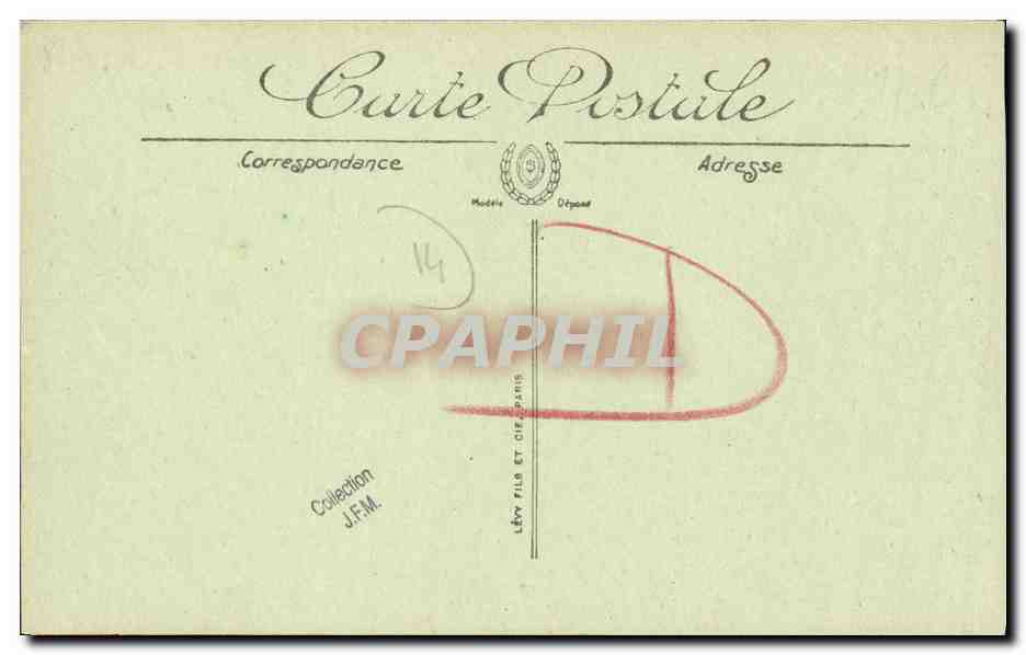 CPA Deauville La Rue Gontaut Brion — Verso