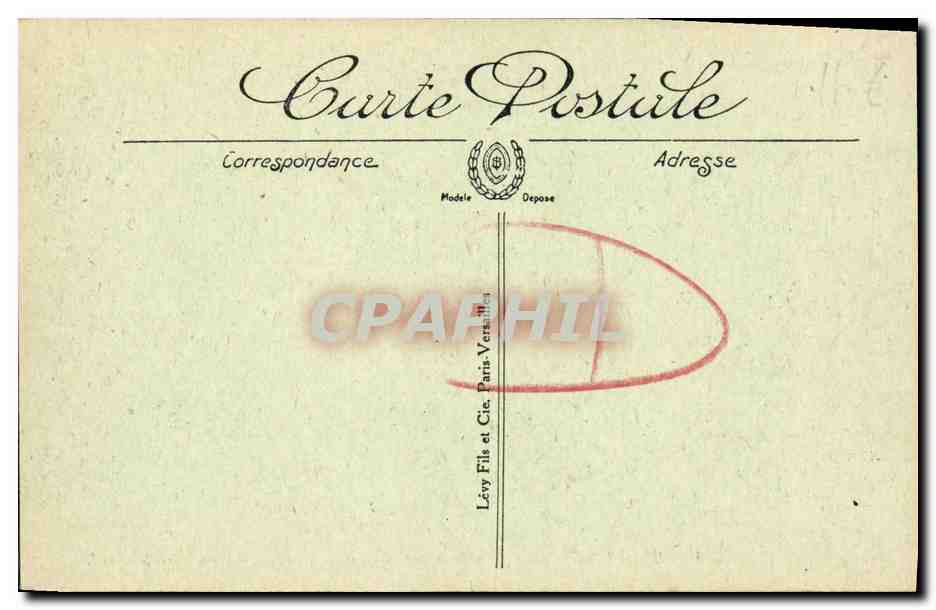 Deauville — La Rue Gontant-Biron — éditeur Lévy Fils et Cie, Paris-Versailles, n°338 — Verso
