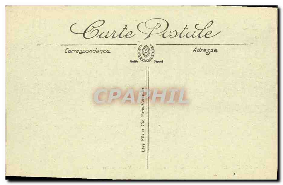 CPA Deauville Rue Gontaut Biron — Verso